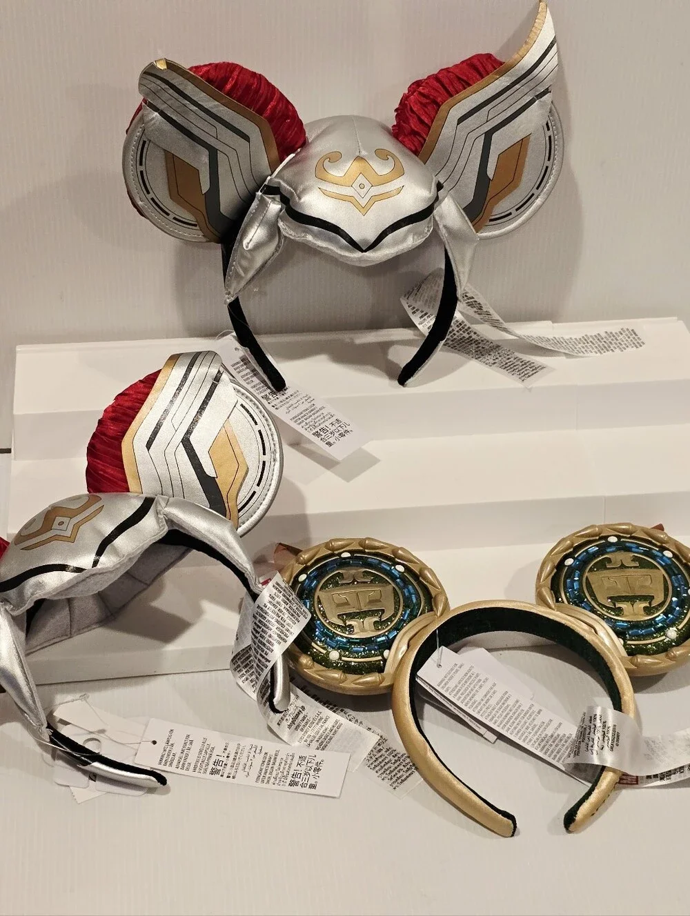 Disney Parks Mickey Ears Marvel Headband Set New